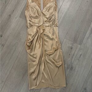 Moschino Gold Dress